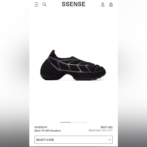 Givenchy Shoes - Brand New GIVENCHY
Black TK-360 Sneakers size 36 and fits a women’s 37.